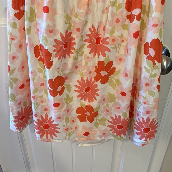 Sabo Skirt Yasmin Dress Pink Red Floral Size XL - Picture 8 of 12